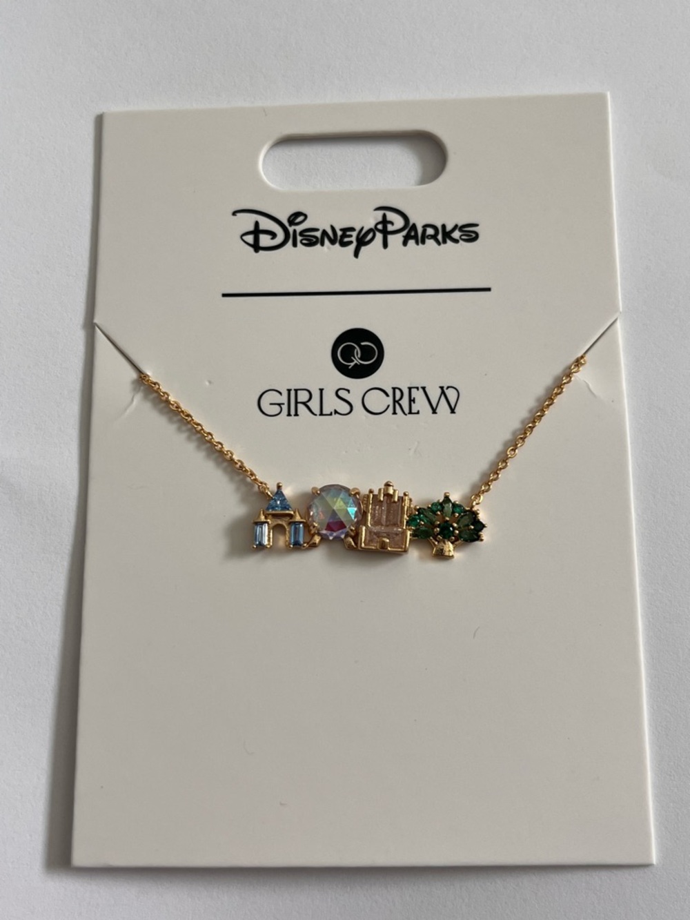 Disney Parks Walt Disney World Attractions Icons Necklace By Girls Crew New